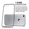 Kalibri Sunny iPhone SE 2022 / SE 2020 / 7 / 8 Σκληρή Θήκη με Πλαίσιο Σιλικόνης - Διάφανη / Black - 39341.01