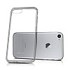 Kalibri Sunny iPhone SE 2022 / SE 2020 / 7 / 8 Σκληρή Θήκη με Πλαίσιο Σιλικόνης - Διάφανη / Black - 39341.01