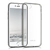 Kalibri Sunny iPhone SE 2022 / SE 2020 / 7 / 8 Σκληρή Θήκη με Πλαίσιο Σιλικόνης - Διάφανη / Black - 39341.01