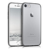Kalibri Sunny iPhone SE 2022 / SE 2020 / 7 / 8 Σκληρή Θήκη με Πλαίσιο Σιλικόνης - Διάφανη / Black - 39341.01