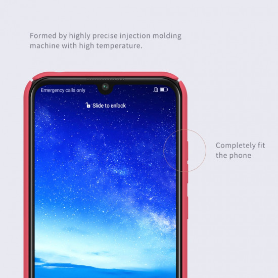 Nillkin Huawei Y6 2019 Super Frosted Shield Rugged Σκληρή Θήκη - Bright Red