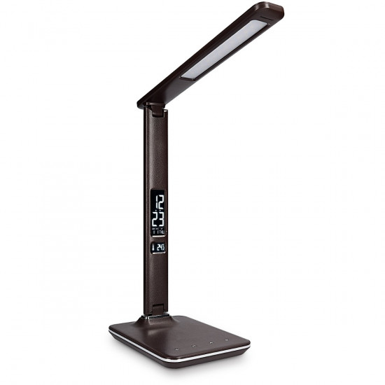 Navaris LED Desk Lamp Dimmable with LCD Display Επιτραπέζιο Φωτιστικό με Οθόνη LCD - Brown - 40734.05