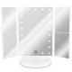 Navaris LED Foldable Cosmetic Mirror - Φωτιζόμενος Καθρέπτης LED - Matte White - 43457.48