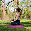 Navaris Workout Mat Στρώμα Γυμναστικής για Γυμναστική / Yoga / Pilates - 4mm Πάχος - Purple - 45983.13