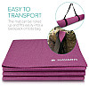 Navaris Workout Mat Στρώμα Γυμναστικής για Γυμναστική / Yoga / Pilates - 4mm Πάχος - Purple - 45983.13