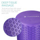 Navaris EVA Foam Roller for Exercise, Pilates, Yoga, Stretching, Muscle Massage - Κύλινδρος Γυμναστικής - 90cm - Purple - 45380.38