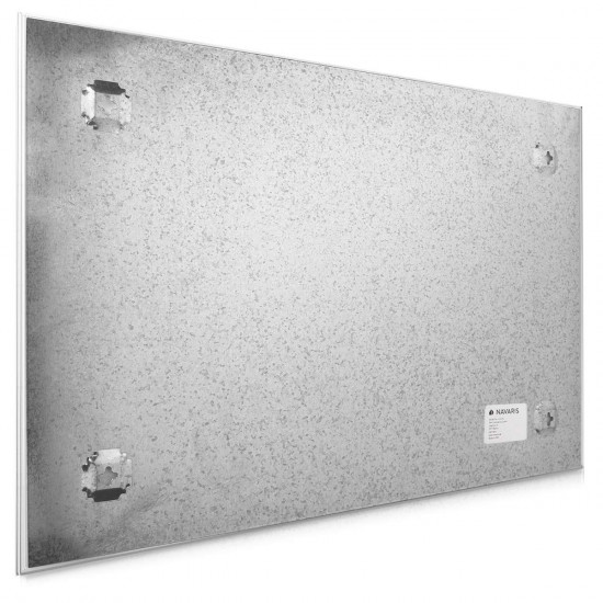 Navaris Magnetic Glass Memo Board Μαγνητικός Γυάλινος Πίνακας - 90 x 60cm - Design Industrial - 45723.06