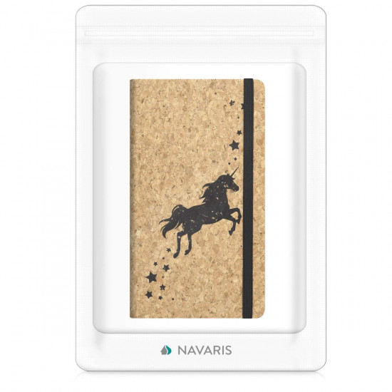 Navaris Notebook with Cork Cover Σημειωματάριο από Φελλό Design Unicorn - 48477.02