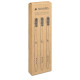 Navaris Bamboo Toothbrushes Set 6 Οδοντόβουρτσες από Μπαμπού - Brown - 48967.06