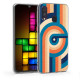 KW Samsung Galaxy A40 Θήκη Σιλικόνης TPU Design Retro Stripe Circle - Blue / Orange / Dark Blue - 48543.08