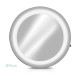 Navaris Μεγεθυντικός Καθρέφτης LED για Μακιγιάζ - 5x Μεγέθυνση - Silver - 44599.35