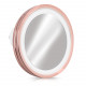 Navaris Μεγεθυντικός Καθρέφτης LED για Μακιγιάζ - 5x Μεγέθυνση - Copper - 44599.54