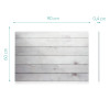 Navaris Μαγνητικός Γυάλινος Πίνακας - 90x60cm - Design Wooden Planks - 45723.02 Navaris Μαγνητικός Γυάλινος Πίνακας - 90x60cm - Design Wooden Planks - 45723.02