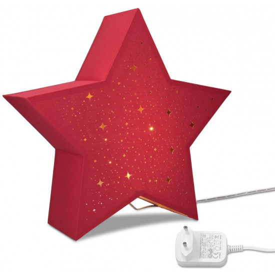 Navaris LED Light Star Φωτιστικό Αστέρι με LED - Red - 49033.09
