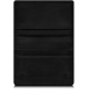 Kalibri Real Leather Wallet for Cards Δερμάτινο Πορτοφόλι για Κάρτες - Για έως 60 Κάρτες - Black - 41511.01