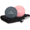 Navaris Lacrosse Massage Balls - Σετ με 2 Μπάλες Μασάζ - Rose / Dark Blue - 49269.17.33