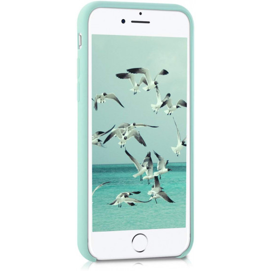 KW iPhone SE 2022 / SE 2020 / 7 / 8 Θήκη Σιλικόνης Rubber TPU - Mint - 40225.71