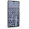 KW Huawei P30 Θήκη Σιλικόνης Design Indian Sun - Διάφανη / Blue / Dark Pink - 47412.03