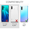 KW Huawei P30 Θήκη Σιλικόνης Design Indian Sun - Διάφανη / Blue / Dark Pink - 47412.03