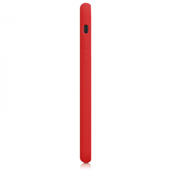 KW iPhone 11 Θήκη Σιλικόνης Rubber TPU - Red - 49724.09
