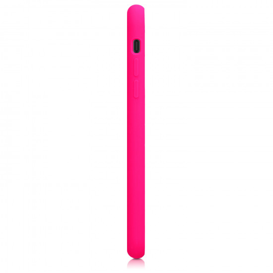KW iPhone 11 Pro Θήκη Σιλικόνης Rubber TPU - Dark Pink - 49726.08