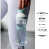 Equa Flow Wave 2in1 Πλαστικό Μπουκάλι Νερού BPA Free - 800ml - Blue / Διάφανο