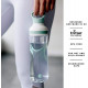 Equa Flow Wave 2in1 Πλαστικό Μπουκάλι Νερού BPA Free - 800ml - Blue / Διάφανο