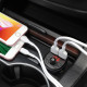 Hoco E41 FM Transmitter για Αναπαραγωγή Μουσικής / Κλήσεις / Φόρτιση Κινητών στο Αυτοκίνητο - Black