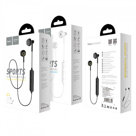 Hoco ES21 Σπορ Ασύρματα Ακουστικά Bluetooth - Black