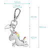 Navaris Unicorn Keychain Μπρελόκ Κλειδιών - Silver - 45014.01