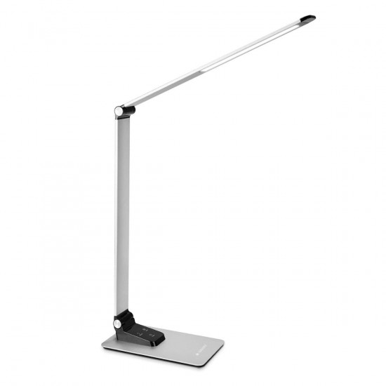 Navaris LED Desk Lamp Dimmable with USB Port Επιτραπέζιο Φωτιστικό - Silver - 49127.35
