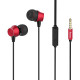 Hoco M51 Handsfree Ακουστικά με Ενσωματωμένο Μικρόφωνο - Red