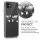 KW iPhone 11 Θήκη Σιλικόνης TPU Design Travel Outline - Silver / Διάφανη - 49785.11