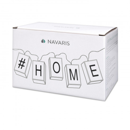 Navaris LED Light Box Fairy Lights with 20 Boxes 2.2m - Διακοσμητικά Φώτα - Ψυχρό Λευκό - 50164.01