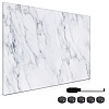 Navaris Μαγνητικός Πίνακας Ανακοινώσεων - 60 x 40 cm - White Marble - 45365.04