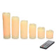 Navaris LED Candles Set 6 with Remote Control Κεριά με Φωτισμό Led και Τηλεχειριστήριο - Warm White - 48772.05.06