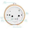 Navaris Analogue Wood Alarm Clock Design Indian Sun - Αναλογικό Επιτραπέζιο Ρολόι και Ξυπνητήρι - Light Brown - 46269.24.01