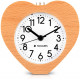 Navaris Analogue Wood Alarm Clock Design Heart - Αναλογικό Επιτραπέζιο Ρολόι και Ξυπνητήρι - Light Brown - 43901