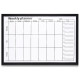 Navaris Magnetic Board Weekly Planner - Μαγνητικός Πίνακας Εβδομαδιαίου Χρονοδιαγράμματος - 40 x 60 cm - White - 49978.01