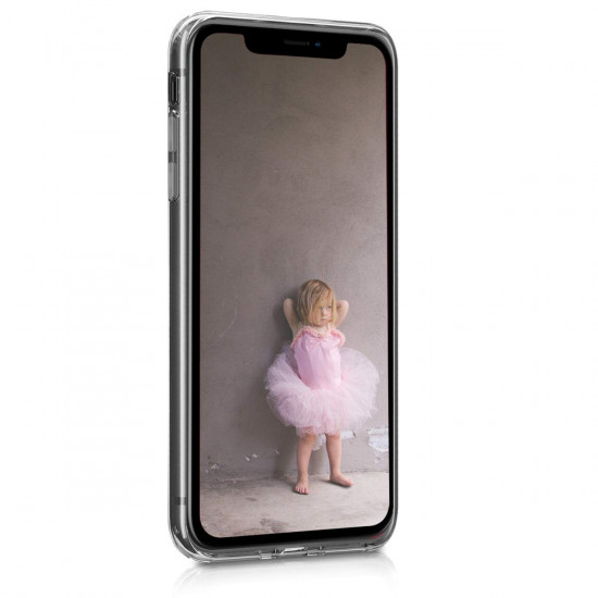 KW iPhone 11 Θήκη Σιλικόνης TPU Design Glittery Fairy - Διάφανη / Rose Gold - 49785.05