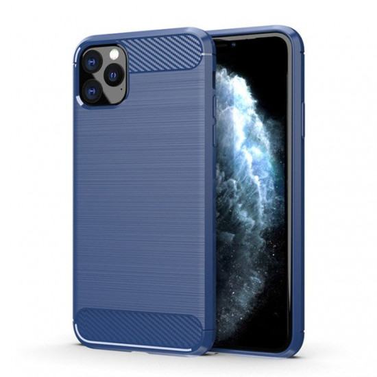 OEM iPhone 11 Pro Θήκη Rugged Carbon TPU - Blue