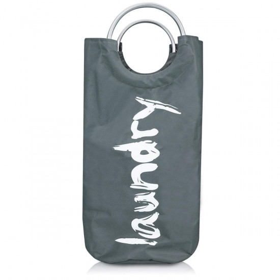 Navaris Laundry Basket Bag Πτυσσόμενο Καλάθι Απλύτων - Dark Grey - 49477.19