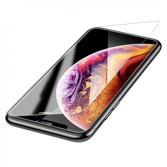 OEM iPhone X / XS / 11 Pro 0.33mm 5D Full Glue 9H Full Screen Tempered Glass Αντιχαρακτικό Γυαλί Οθόνης - Clear