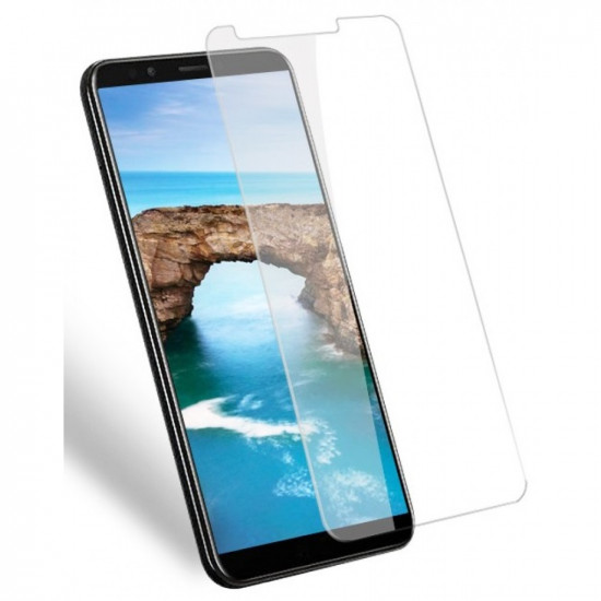 OEM Huawei Y7 2018 / Y7 Prime 2018 0.33mm 2.5D 9H Anti Fingerprint Tempered Glass Αντιχαρακτικό Γυαλί Οθόνης - Clear
