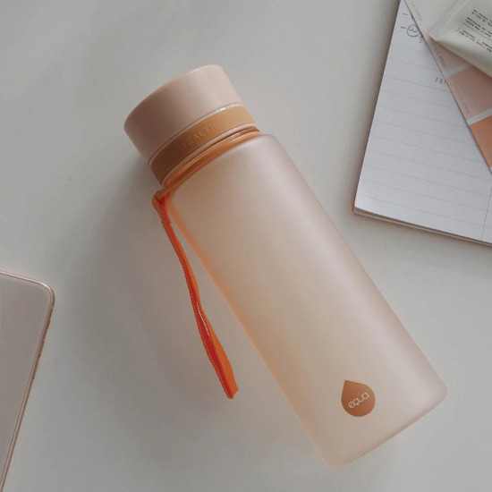 Equa Plain Πλαστικό Μπουκάλι Νερού BPA Free - 600ml - Sunrise / Διάφανο