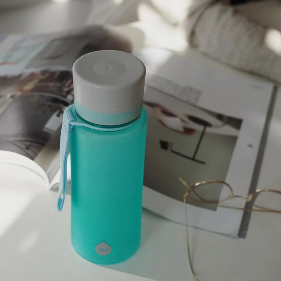 Equa Plain Πλαστικό Μπουκάλι Νερού BPA Free - 600ml - Ocean / Διάφανο
