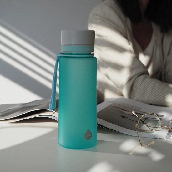 Equa Plain Πλαστικό Μπουκάλι Νερού BPA Free - 600ml - Ocean / Διάφανο