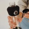 Equa Active Black Γυάλινο Μπουκάλι Νερού - 550ml - Black / Διάφανο