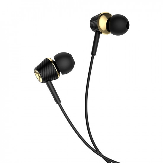 Hoco Graceful M70 Handsfree Ακουστικά με Ενσωματωμένο Μικρόφωνο - Black / Gold