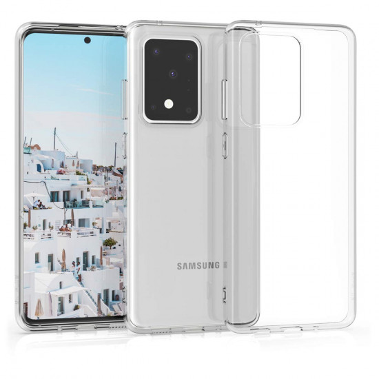 KW Samsung Galaxy S20 Ultra Θήκη Σιλικόνης TPU - Διάφανη - 51224.03